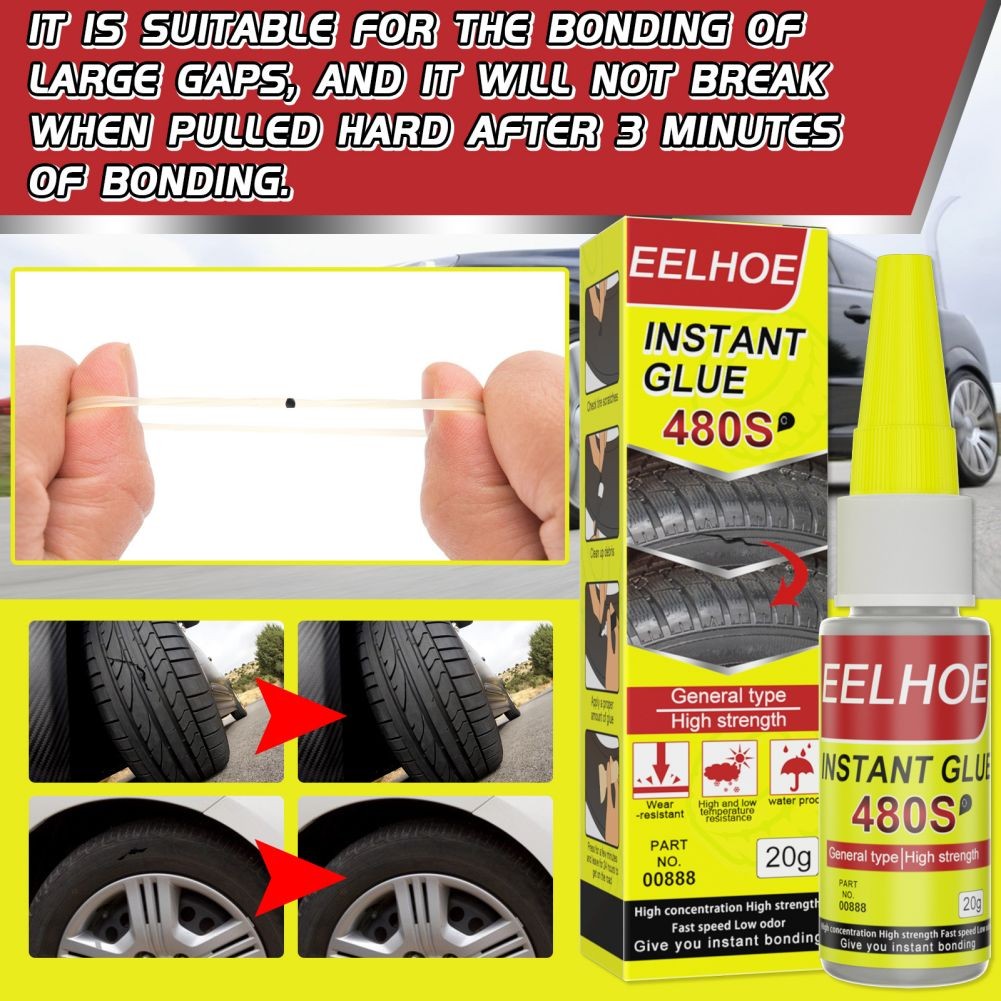 Adhesives Tire Repair Glue 480S Sealers Super Caulk Car Rubber Repair Tire  Glue